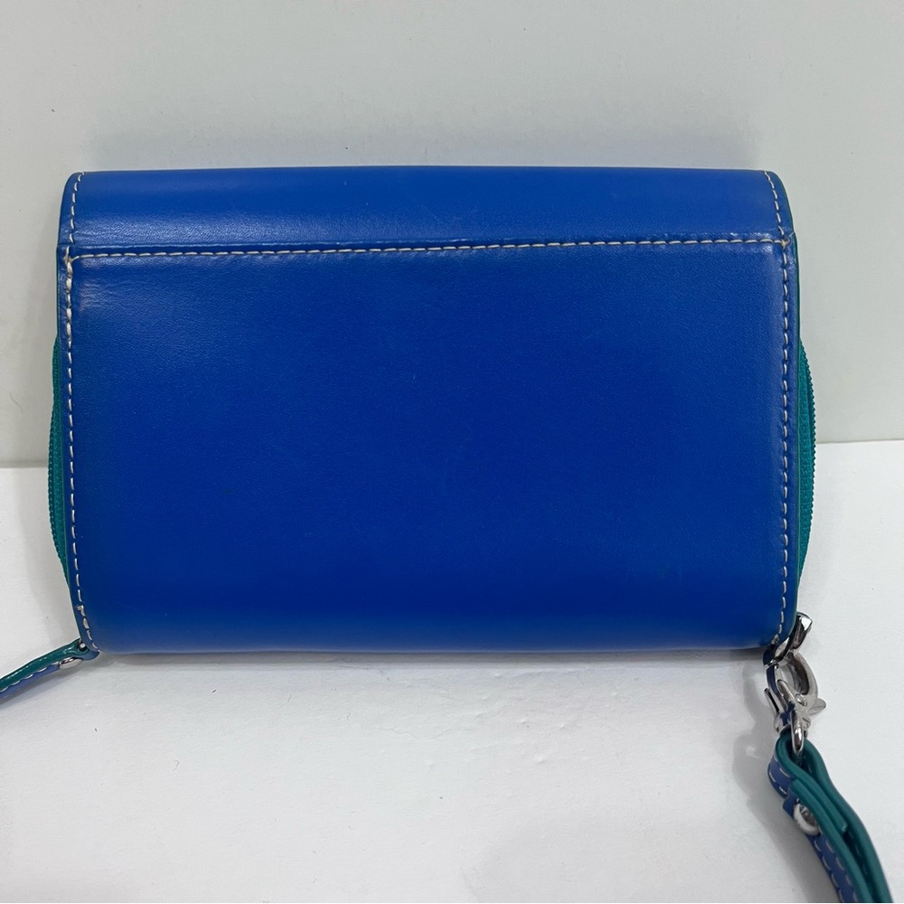 Lodi’s blue wallet / wristlet - Picture 3 of 6